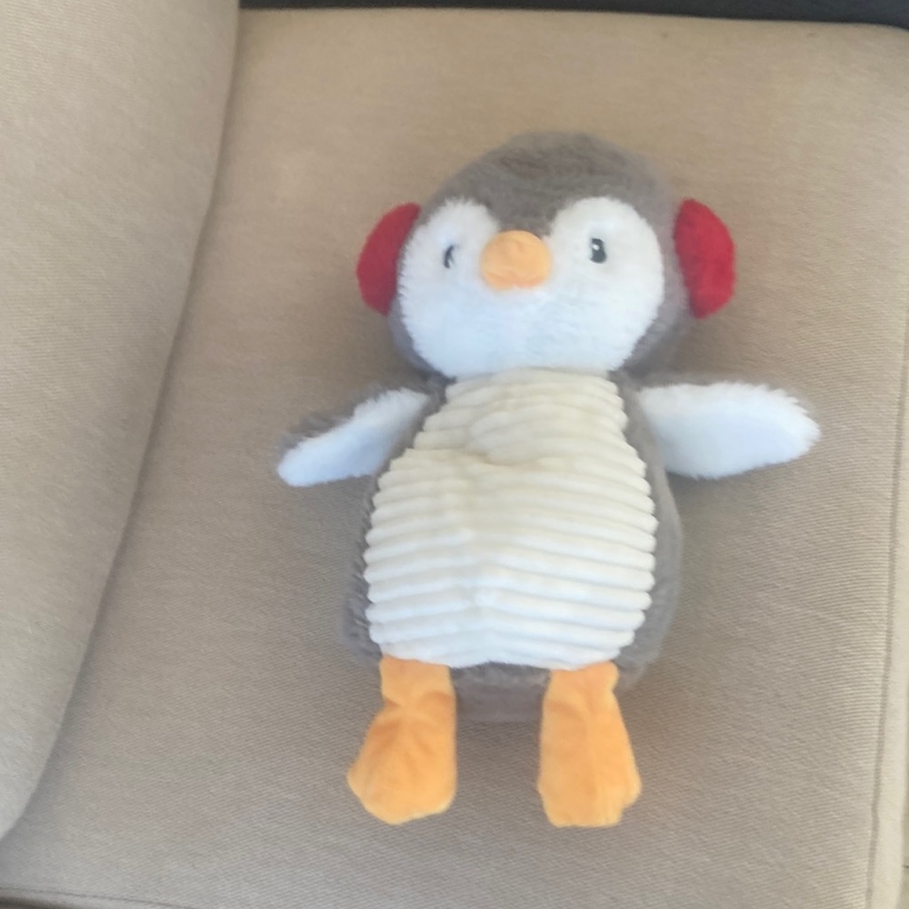 Baby toy penguin this toy is soft ,and your kid sleep with it
